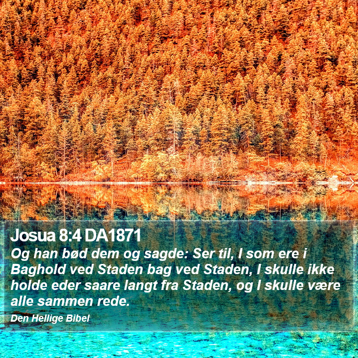 Josua 8:4 DA1871 Bible Study