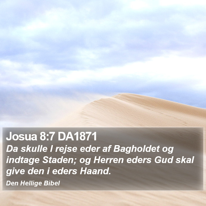 Josua 8:7 DA1871 Bible Study