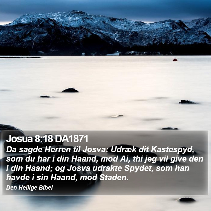 Josua 8:18 DA1871 Bible Study