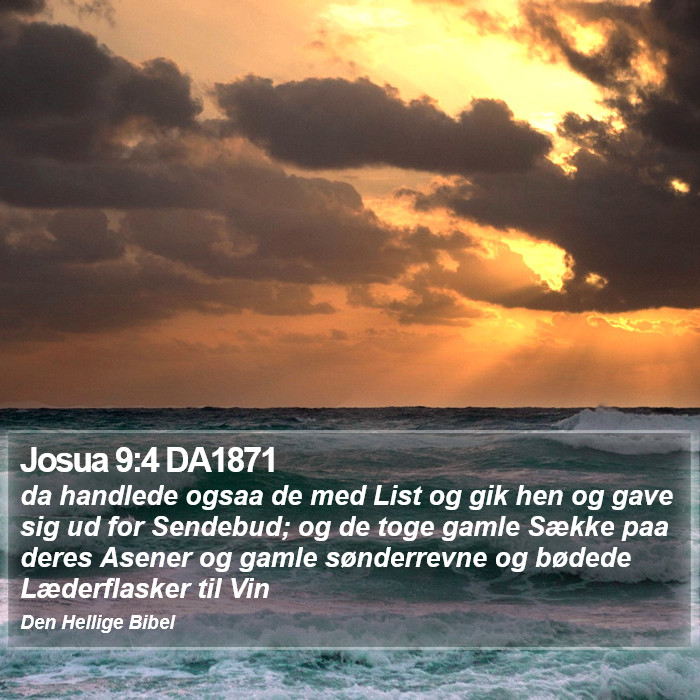 Josua 9:4 DA1871 Bible Study