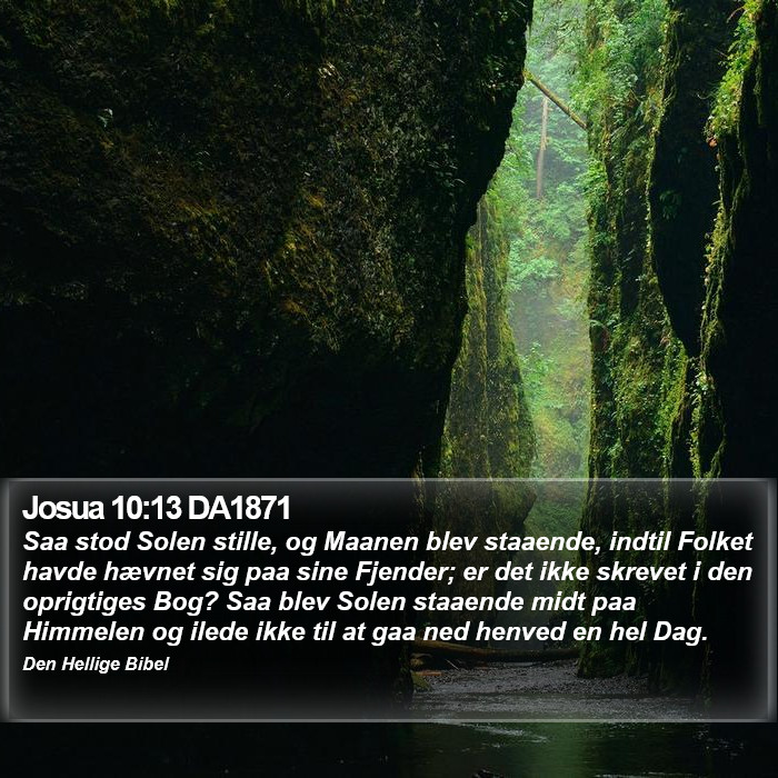 Josua 10:13 DA1871 Bible Study