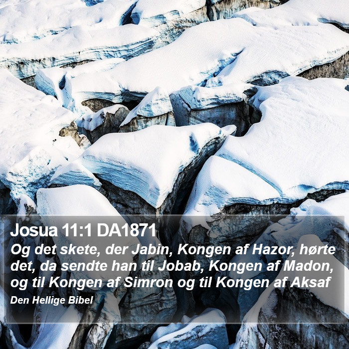 Josua 11:1 DA1871 Bible Study