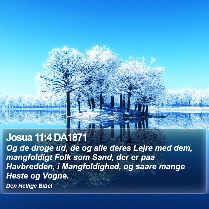 Josua 11:4 DA1871 Bible Study