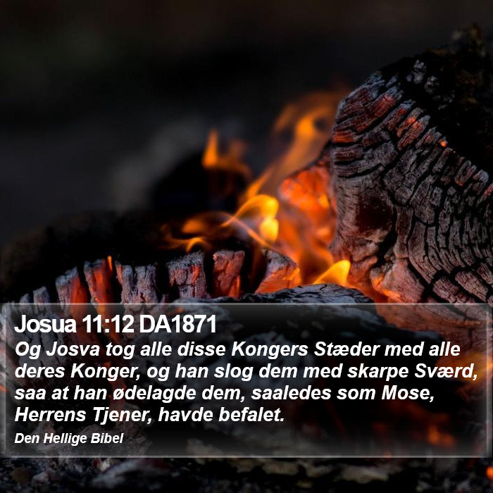 Josua 11:12 DA1871 Bible Study