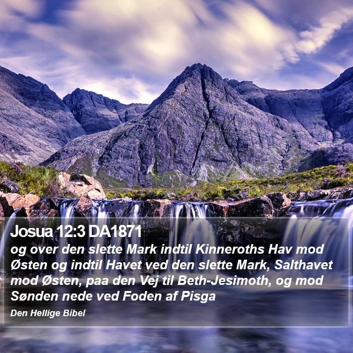 Josua 12:3 DA1871 Bible Study