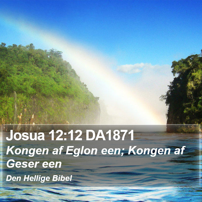 Josua 12:12 DA1871 Bible Study