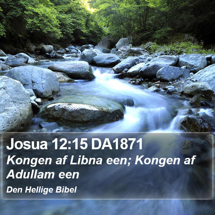 Josua 12:15 DA1871 Bible Study