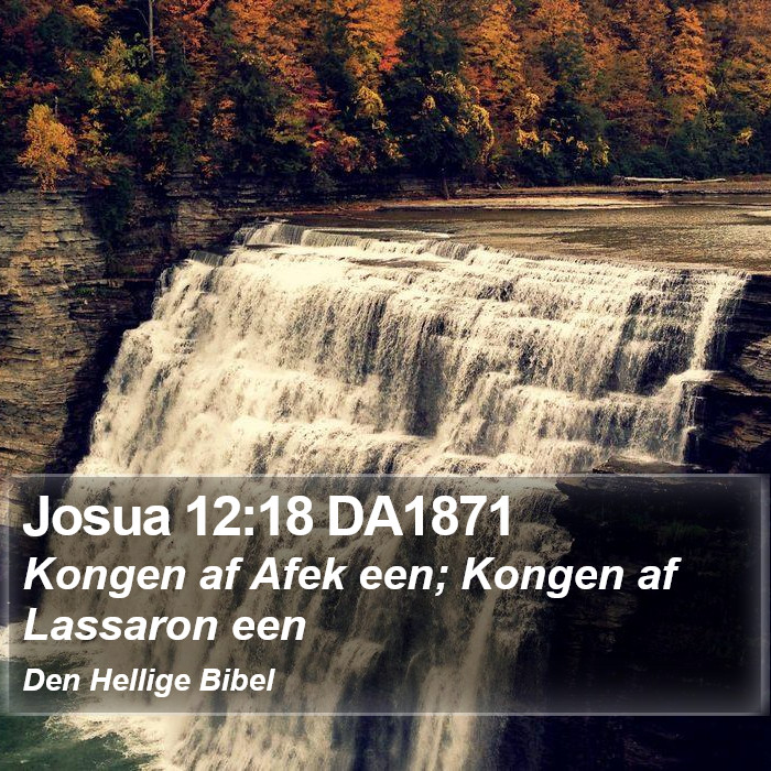 Josua 12:18 DA1871 Bible Study