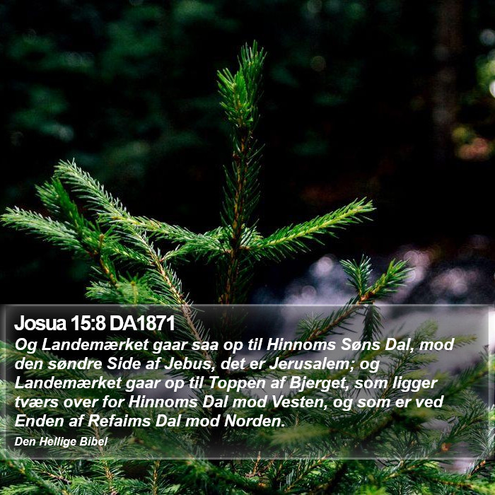 Josua 15:8 DA1871 Bible Study