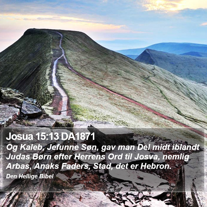 Josua 15:13 DA1871 Bible Study