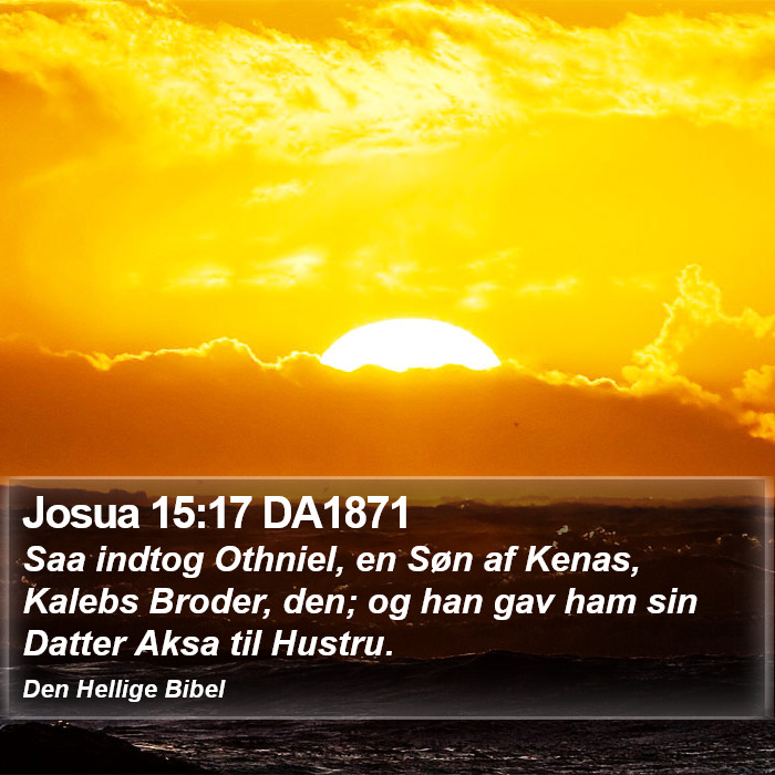 Josua 15:17 DA1871 Bible Study