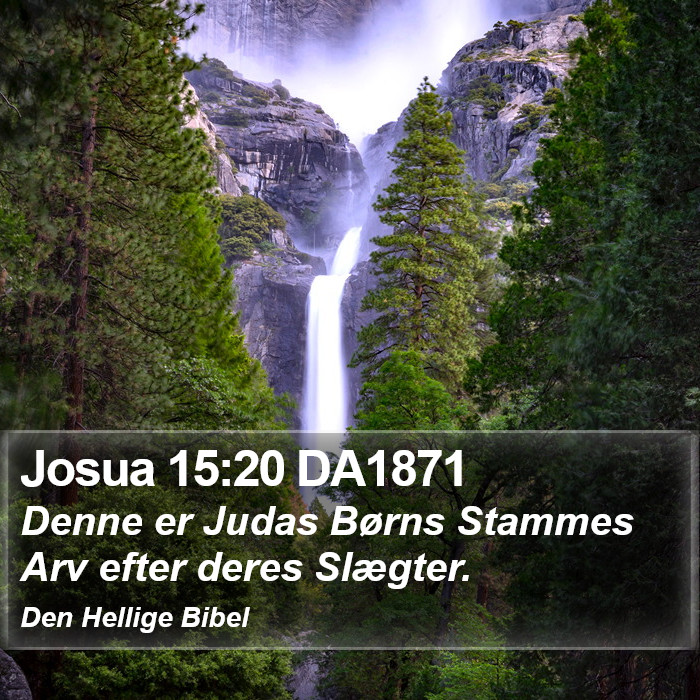 Josua 15:20 DA1871 Bible Study