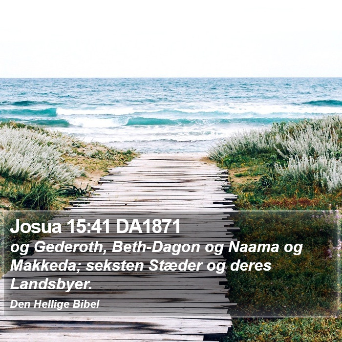 Josua 15:41 DA1871 Bible Study