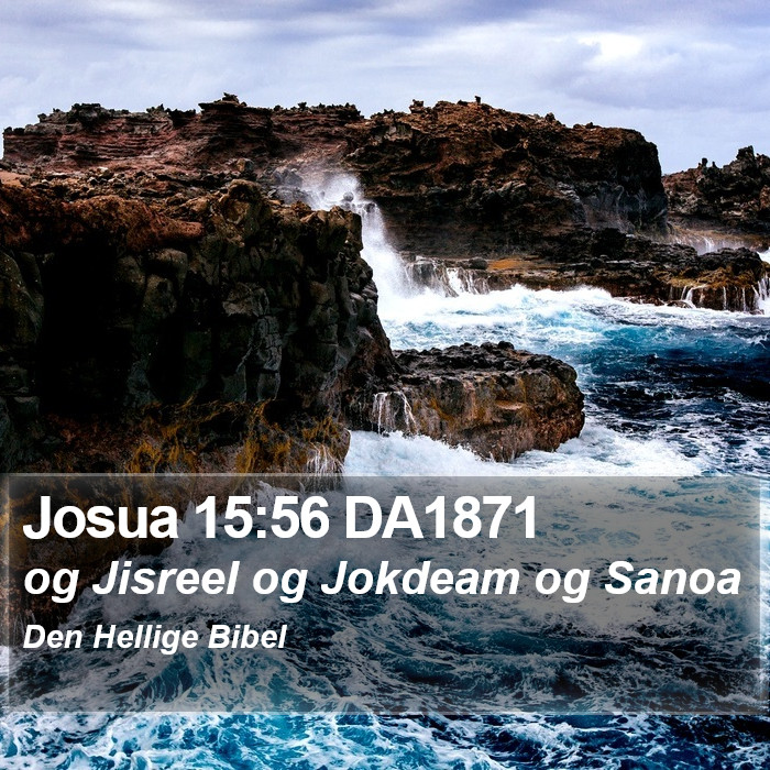 Josua 15:56 DA1871 Bible Study