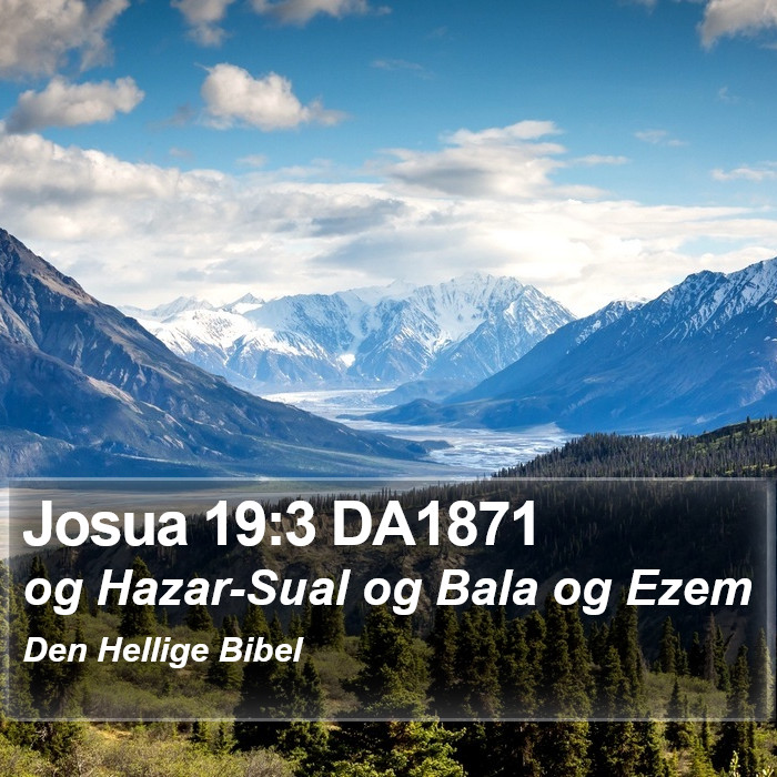 Josua 19:3 DA1871 Bible Study