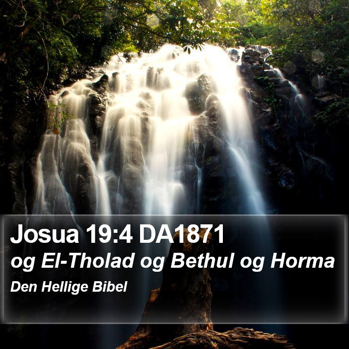 Josua 19:4 DA1871 Bible Study