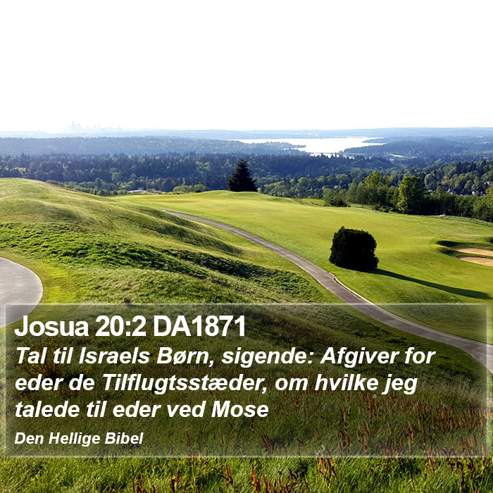 Josua 20:2 DA1871 Bible Study