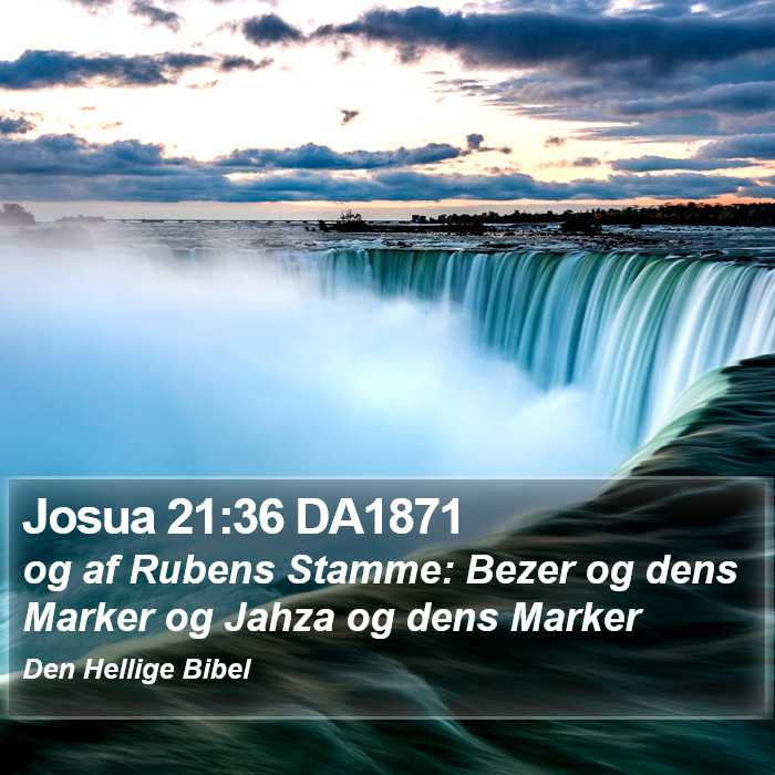 Josua 21:36 DA1871 Bible Study