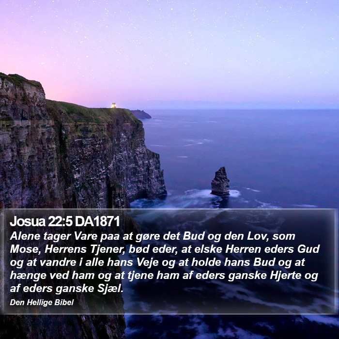 Josua 22:5 DA1871 Bible Study