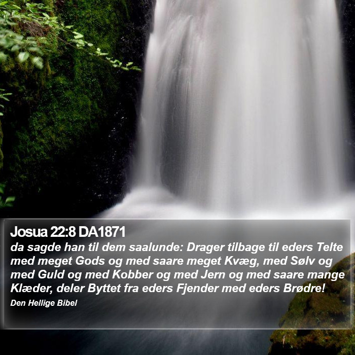 Josua 22:8 DA1871 Bible Study