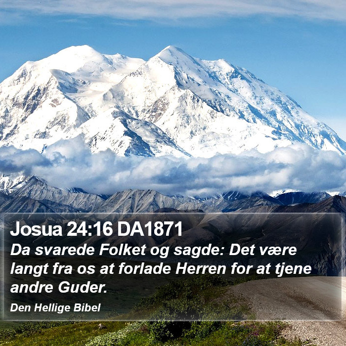 Josua 24:16 DA1871 Bible Study