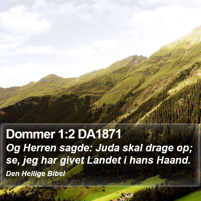 Dommer 1:2 DA1871 Bible Study