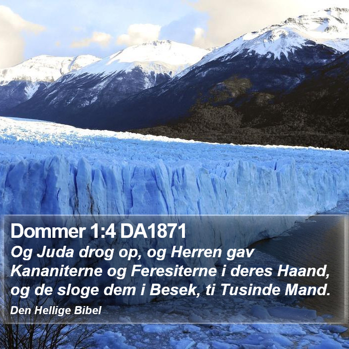 Dommer 1:4 DA1871 Bible Study