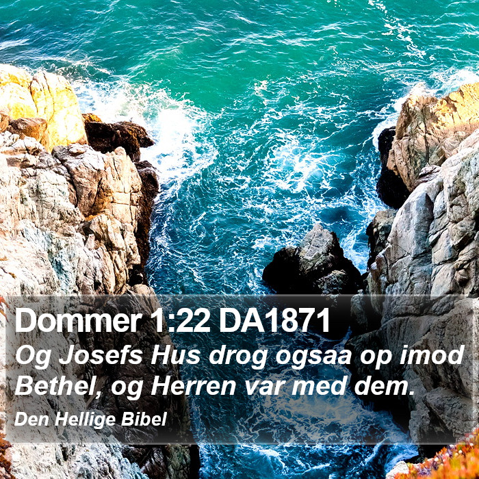 Dommer 1:22 DA1871 Bible Study