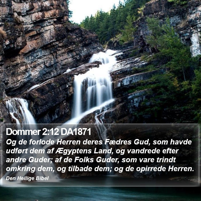 Dommer 2:12 DA1871 Bible Study