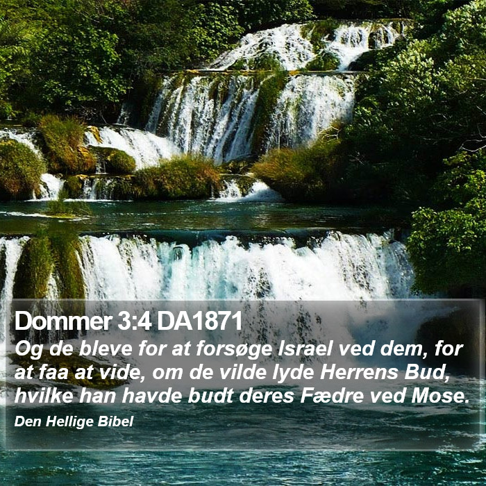 Dommer 3:4 DA1871 Bible Study