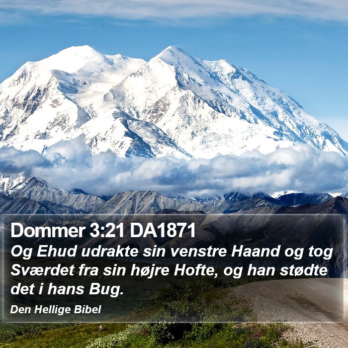 Dommer 3:21 DA1871 Bible Study