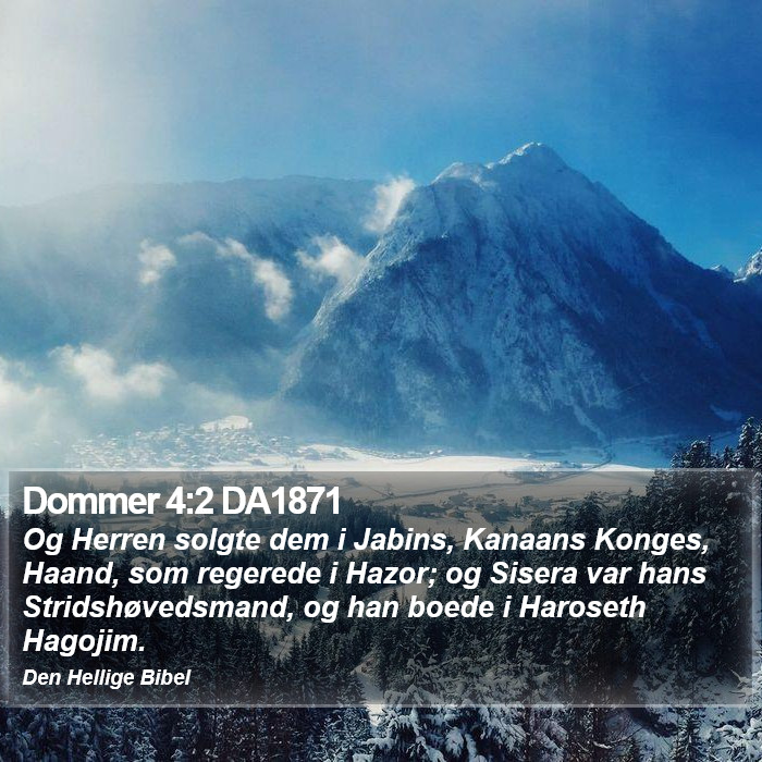 Dommer 4:2 DA1871 Bible Study