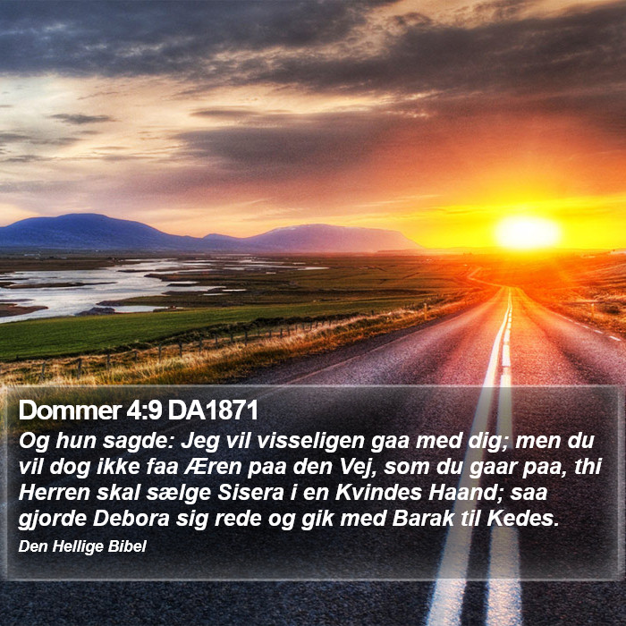 Dommer 4:9 DA1871 Bible Study