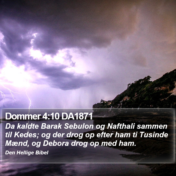 Dommer 4:10 DA1871 Bible Study