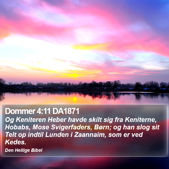 Dommer 4:11 DA1871 Bible Study