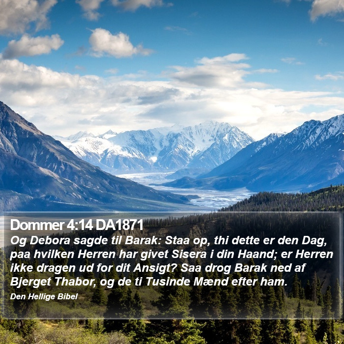 Dommer 4:14 DA1871 Bible Study