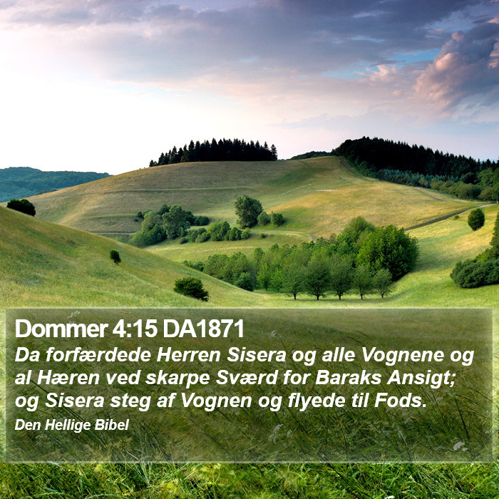 Dommer 4:15 DA1871 Bible Study