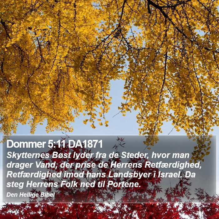 Dommer 5:11 DA1871 Bible Study