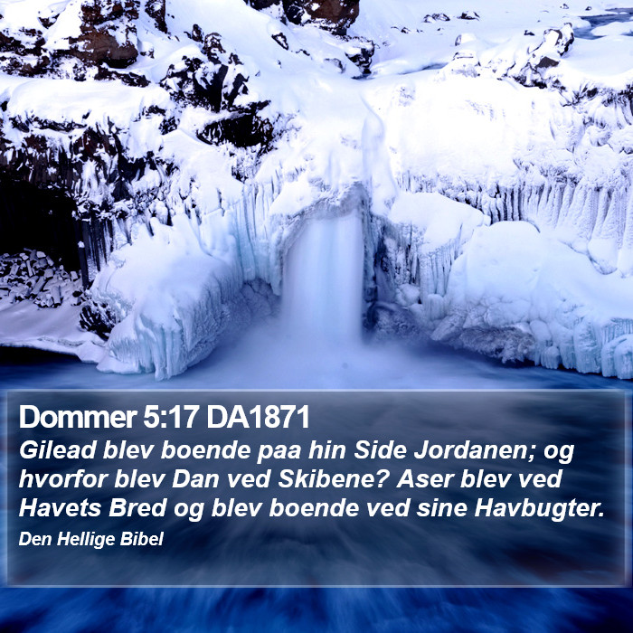 Dommer 5:17 DA1871 Bible Study