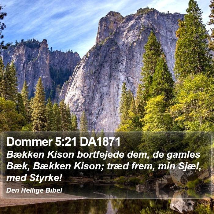 Dommer 5:21 DA1871 Bible Study