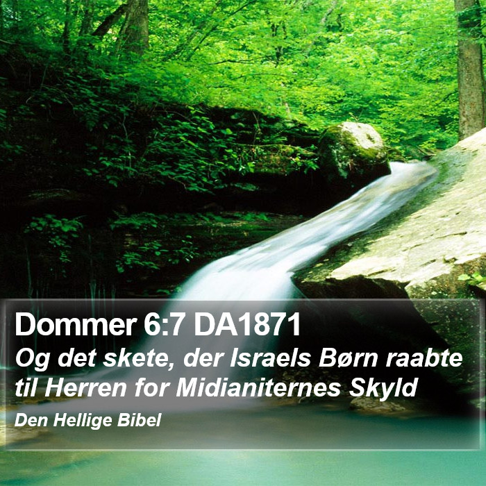 Dommer 6:7 DA1871 Bible Study