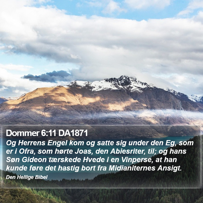 Dommer 6:11 DA1871 Bible Study