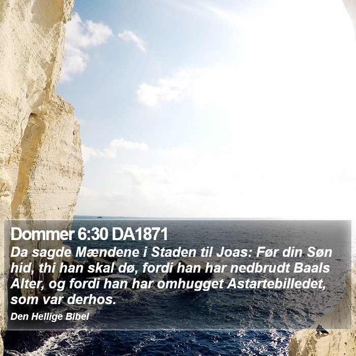 Dommer 6:30 DA1871 Bible Study