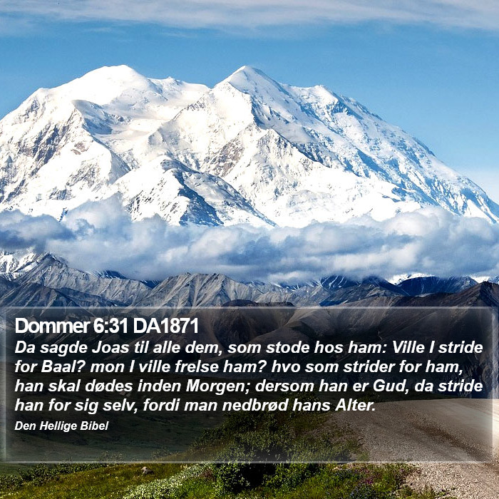 Dommer 6:31 DA1871 Bible Study