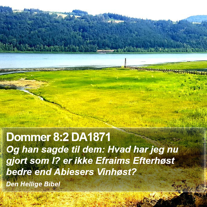 Dommer 8:2 DA1871 Bible Study