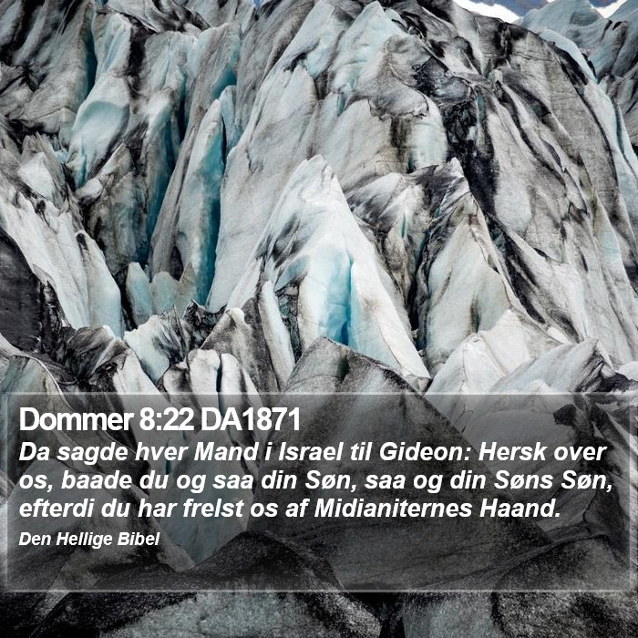 Dommer 8:22 DA1871 Bible Study