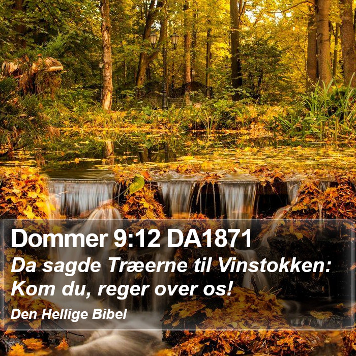 Dommer 9:12 DA1871 Bible Study