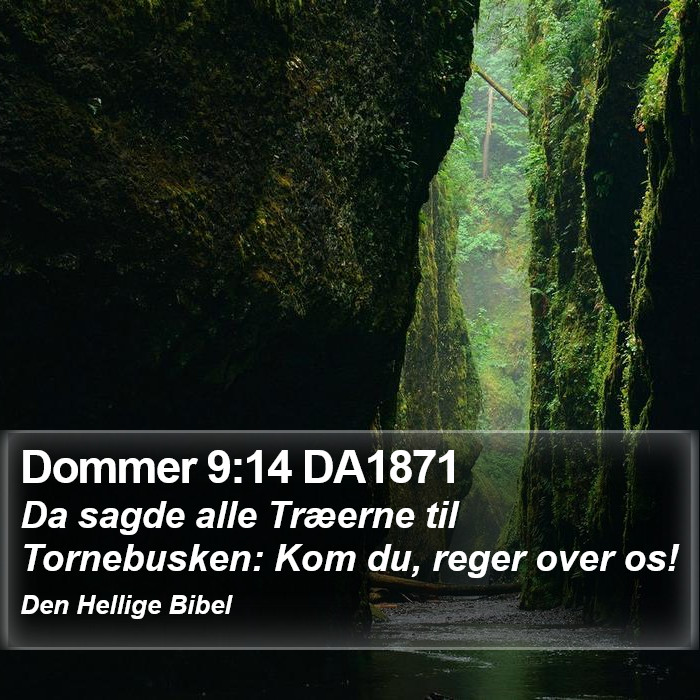 Dommer 9:14 DA1871 Bible Study