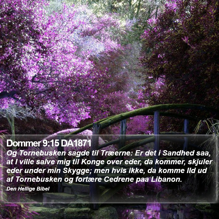 Dommer 9:15 DA1871 Bible Study