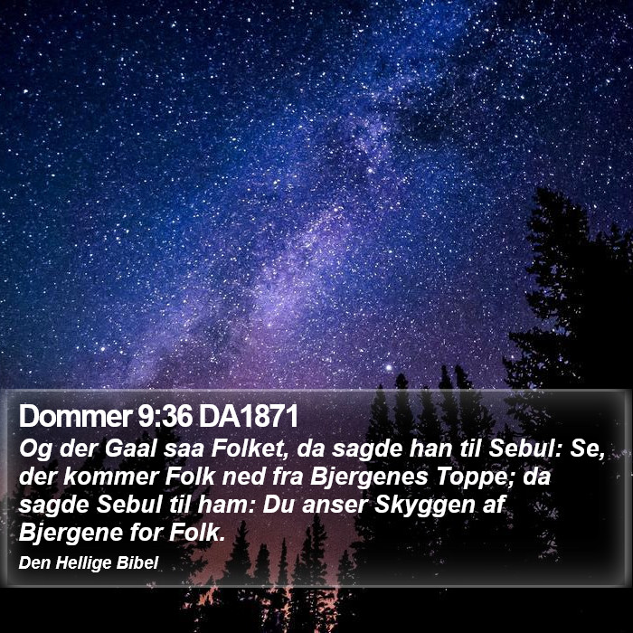 Dommer 9:36 DA1871 Bible Study